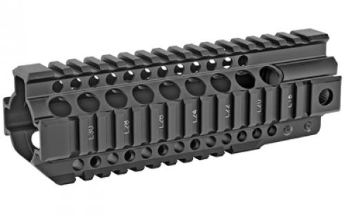 Midwest Industries Combat Rail T-Series, Free Float Handguard, 7.25 Length, Quad Rail, Includes Barrel Nut and Wrench, Fits AR-15 Rifles, Black Anodized Finish MI-CRT7.25
