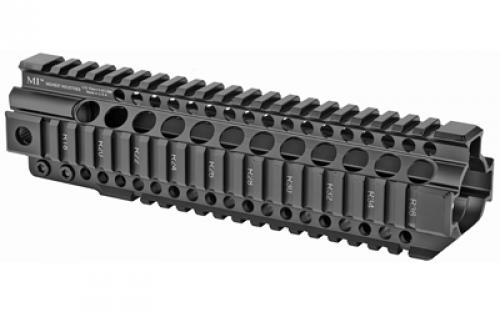 Midwest Industries Combat Rail T-Series, Free Float Handguard, 9.25" Length, Quad Rail, Includes Barrel Nut and Wrench, Fits AR-15 Rifles, Black Anodized Finish MI-CRT9.25