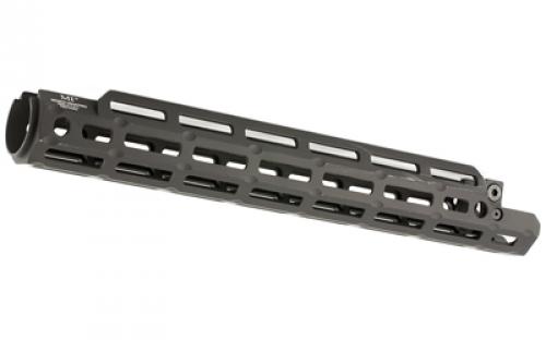 Midwest Industries Handguard, Fits HK 91 and Clones, M-LOK Compatible, Mil-Spec Top Rail, Black MI-HK91M