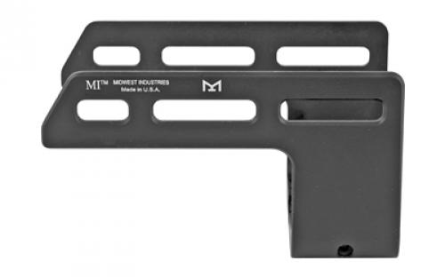 Midwest Industries M-LOK Light Mount with Hand Stop, Aluminum, Fits Keltec KSG, Black Anodized Finish MI-KSG-MM