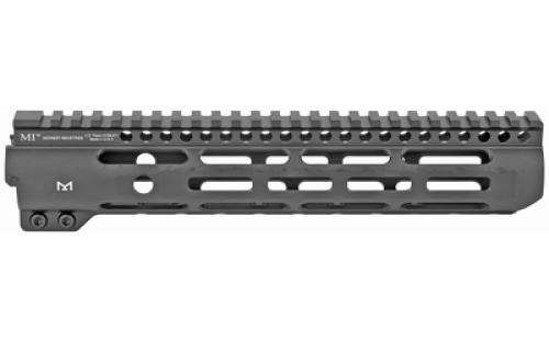 Midwest Industries Slim Line Handguard, 10.5" Length, M-LOK. Aluminum, Fits AR-15 Rifles, Includes 5-Slot Polymer Rail, Black Anodized Finish MI-SLH10.5