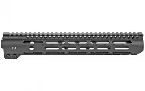 Midwest Industries Slim Line Handguard, 12.625" Length, M-LOK, Aluminum, Fits AR-15 Rifles, Includes 5-Slot Polymer Rail, Black Anodized Finish MI-SLH12.625