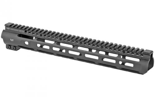 Midwest Industries Slim Line Handguard, 14" Length, M-LOK. Aluminum, Fits AR-15 Rifles, Includes 5-Slot Polymer Rail, Black Anodized Finish MI-SLH14