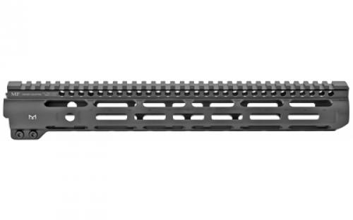 Midwest Industries Slim Line Handguard, 14" Length, M-LOK. Aluminum, Fits AR-15 Rifles, Includes 5-Slot Polymer Rail, Black Anodized Finish MI-SLH14
