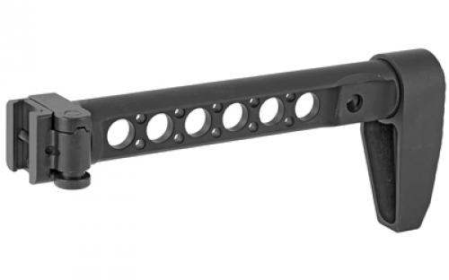 Midwest Industries Side Folder with Light Weight Stock, Black, Fits Picatinny Rail MI-STAP-SF-LWS