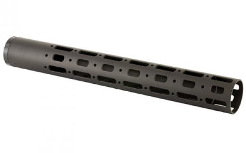 Nordic Components NC-1 Free Float 15.5" Extended-Length Handguard Assembly, Includes Barrel Nut and Lock Ring, Threaded Mounting Points Accommodate Nordic Rail Sections, Not M-LOK Compatible, Black FFT-NC1-XL