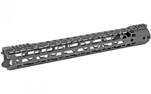 Odin Works O2 Lite Forend, 17.5, Black, M-LOK, Fits AR-10 F-17-ML-O2-308-2.06