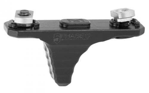 Phase 5 Weapon Systems Mini Hand Stop, Compatible with M-LOK Rail Systems, Black Finish MHS-MLOK-BLK