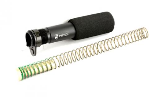 Phase 5 Weapon Systems AR15 Pistol Buffer Tube Complete Assembly, Black Finish PBT-CA