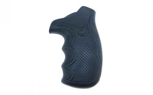 Pachmayr Diamond Pro Grip, Fits S&W K/L Frame Round Butt, Black 2479