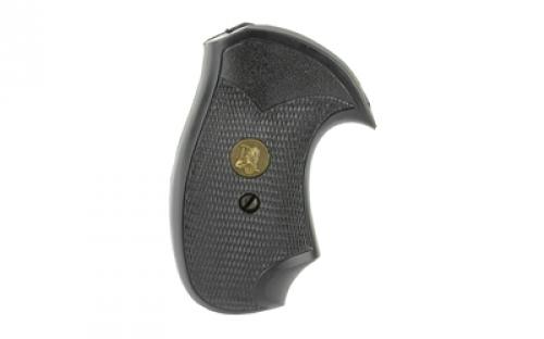Pachmayr Grip, Compact, Fits S&W J Frame Round Butt, Black 3252
