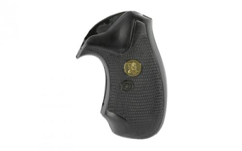 Pachmayr Grip, Compact, Fits S&W J Frame Square Butt, Black 3255
