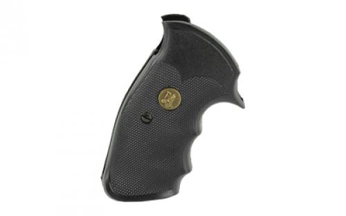 Pachmayr Grip, Gripper, Fits S&W K/L Frame Square Butt Open Backstrap, Black 03265