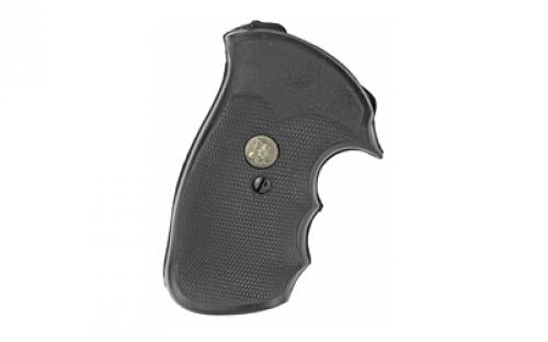 Pachmayr Grip, Decelerator/Gripper, Fits S&W N Frame Round Butt, Black 5148