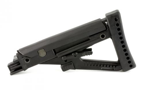 ProMag Archangel OPFOR, Stock, AK-series 4Position Stock, With Recoil Pad, Most Stamped Receiver AKs, Black AA123