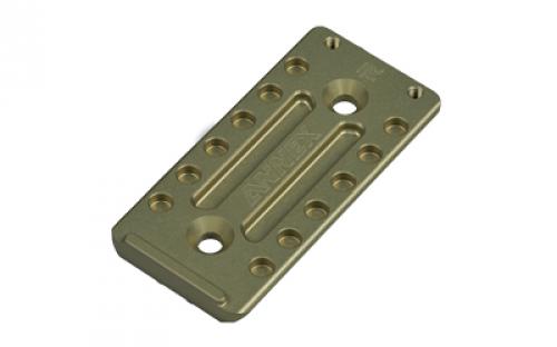 Q Q-Sert Arca Swiss Mount, Converts Q-Sert to Arca, Clear Anodized Finish, Gray ACC-ARCA-QSERTPLATE