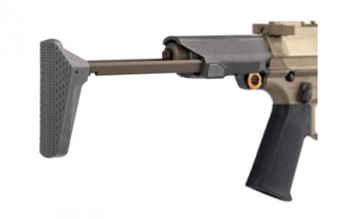 Q Honey Badger Stock Assembly, Fits Honey Badger Receiver, Gray ACC-HB-STOCK-ASSEMBLY