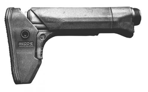 Reptilia RECC-E, Rifle Stock, Fits AR Buffer Tube, Black, Includes Receiver Extension 100-141