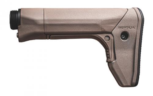 Reptilia RECC-E, Rifle Stock, Fits AR Buffer Tube, Flat Dark Earth, Includes Receiver Extension 100-142