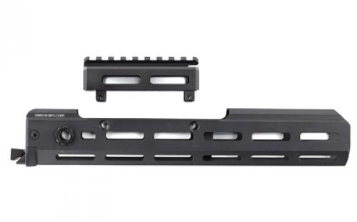 Samson Manufacturing Corp. AK-47 M-LOK Handguard, Fits Most Stamped AKM Rifles, Integrated QD Points, Anodized Finish, Black 01-04041-01