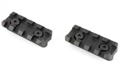 Samson Manufacturing Corp. Evolution Rail Kit, includes 2x 2" Rail Sections, Fits Samson Evolution Rails, .7oz., 6061 Aluminum, Mil-spec Hard coat Anodized, Black 2_Rail_Kit