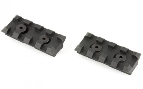 Samson Manufacturing Corp. KeyMod Rail, 2x 2" Rail Kit Fits Samson Evolution Rails, .7oz., 6061 Aluminum, Mil-spec, Hard coat Anodized, Black KM-2-KIT