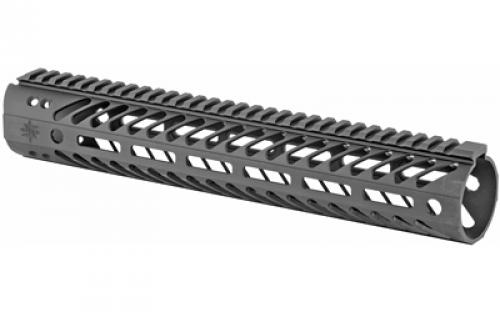 Seekins Precision Modular Combat Suppressor Rail V2, M-LOK, 12", Fits AR-15 Rifles, Black 0010530033
