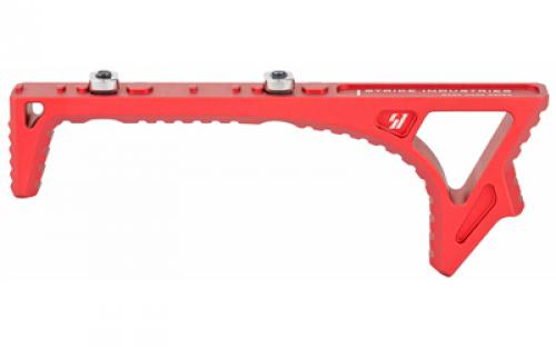Strike Industries Link Curved Foregrip, Red, Fits MLOK and Keymod SI-LINK-CFG-RED