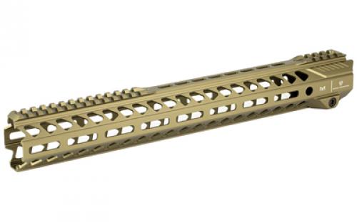 Strike Industries Strike Rail M-LOK Handguard, Fits AR15, 15.5, Anodized Finish, Flat Dark Earth SI-StrikeRail-155-FDE