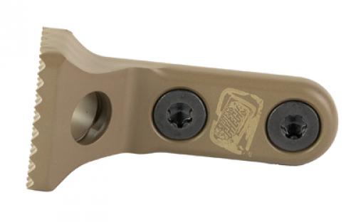 Sons of Liberty Gun Works Presscheck, Quick Detach Barricade Stop, M-LOK, Steel Construction, Cerakote Finish, Flat Dark Earth BARRICADE-FDE