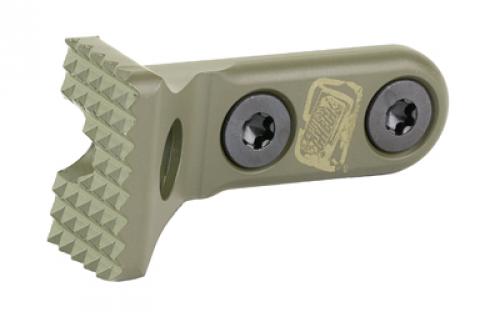 Sons of Liberty Gun Works Presscheck, Quick Detach Barricade Stop, M-LOK, Steel Construction, Cerakote Finish, Moss Green BARRICADE-MOSS