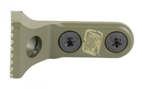 Sons of Liberty Gun Works Presscheck, Quick Detach Barricade Stop, M-LOK, Steel Construction, Cerakote Finish, Moss Green BARRICADE-MOSS
