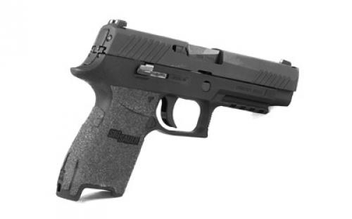TALON Grips Inc Granulate, Grip, Adhesive Grip, Fits Sig Sauer P250/P320 Compact, Medium Module, Black 001G