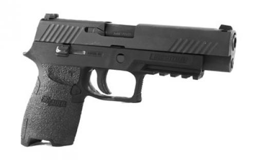 TALON Grips Inc Rubber, Grip, Adhesive Grip, Fits Sig Sauer P250/P320 Compact, Medium Module, Black 001R