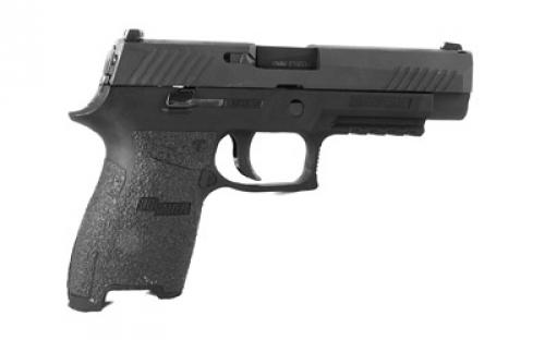 TALON Grips Inc Rubber, Grip, Adhesive Grip, Fits Sig Sauer P250/P320 Compact, Medium Module, Black 001R