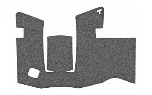 TALON Grips Inc Granulate, Grip, Adhesive Grip, Fits Glock 48 and 43X, Black 385G