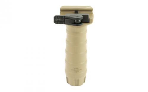 TangoDown Vertical Grip, Fits Picatinny, Quick Detach Auto Lock, Desert Tan BGV-QDSFFDE