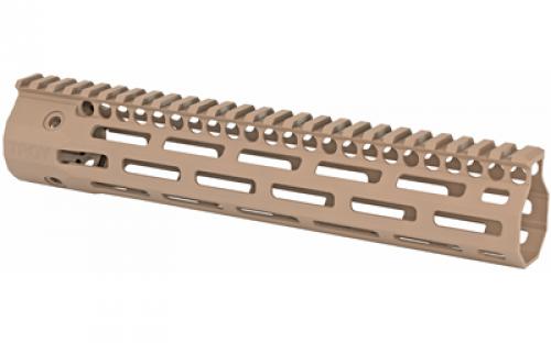 Troy Battle Rail, 10.5" Low-Profile SOCC Rail, Fits AR-15 Rifles, 223REM/556NATO, M-LOK, Aluminum, Flat Dark Earth SRAI-SR1-10FT-00