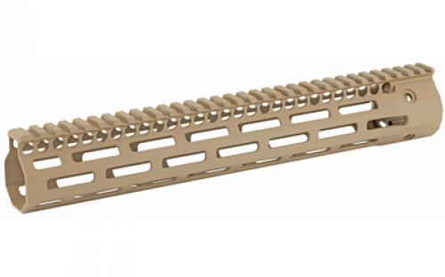 Troy Battle Rail, 12.5 Low-Profile SOCC Rail, Fits AR, 223REM/556NATO, M-LOK, Aluminum, Flat Dark Earth SRAI-SR1-12FT-00