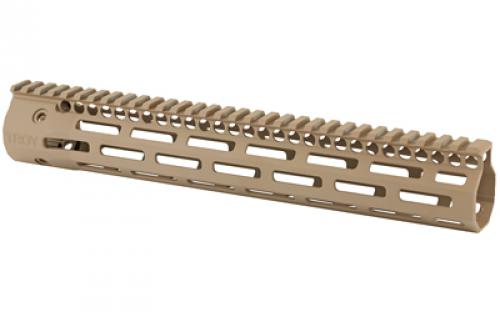 Troy Battle Rail, 12.5" Low-Profile SOCC Rail, Fits AR, 223REM/556NATO, M-LOK, Aluminum, Flat Dark Earth SRAI-SR1-12FT-00