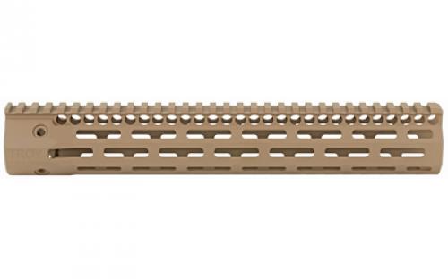 Troy Battle Rail, 12.5" Low-Profile SOCC Rail, Fits AR, 223REM/556NATO, M-LOK, Aluminum, Flat Dark Earth SRAI-SR1-12FT-00