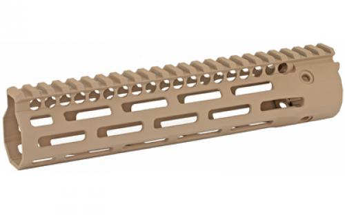 Troy Battle Rail, 9.25 Low-Profile SOCC Rail, Fits AR, 223REM/556NATO, M-LOK, Aluminum, Flat Dark Earth SRAI-SR1-90FT-00