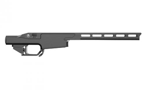 Ultradyne USA UD5 Chassis, Fits Remington 700 Short Action, 18.5 Long (5 MLOK Slots), Matte Finish, Black, Right Hand UD20001