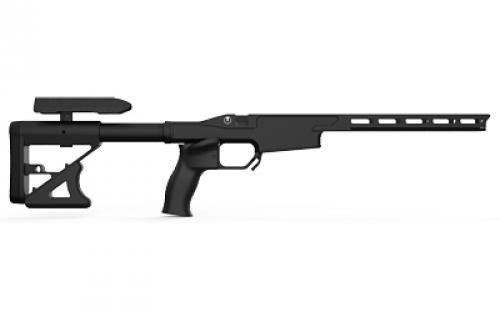 Ultradyne USA UD7 Chassis, Fits Remington 700 Short Action, 21.6 Long (7 MLOK Slots), Matte Finish, Black, Right Hand UD20002