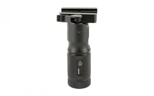 Leapers, Inc. - UTG Vertical Foregrip, Foldable, Low Profile, Quick Detach Lever Lock, Combat Quality Metal,  Picatinny Black Finish MNT-GRP002SQ