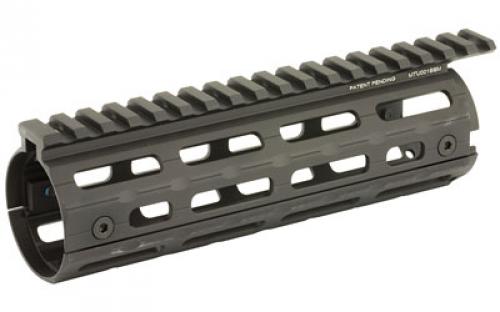 Leapers, Inc. - UTG UTG PRO Super Slim Drop In MLOK Rail System, AR-15, Carbine Length, Black MTU001SSM