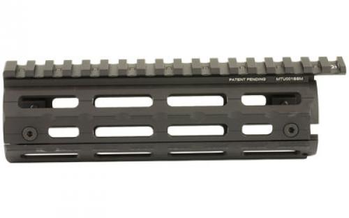 Leapers, Inc. - UTG UTG PRO Super Slim Drop In MLOK Rail System, AR-15, Carbine Length, Black MTU001SSM