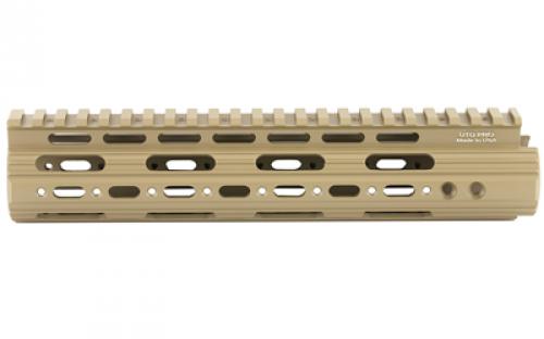 Leapers, Inc. - UTG Handguard, Fits AR Rifles, 9" Carbine Length, Super Slim Free Float, Flat Dark Earth Cerakote MTU004SSD