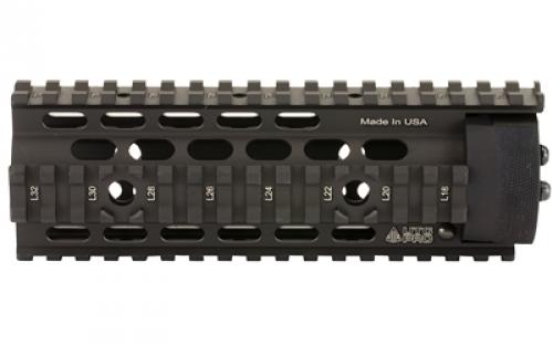 Leapers, Inc. - UTG Model 4/15 Quad Rail, Fits AR Rifles, Carbine Length, Free Float, Black MTU005