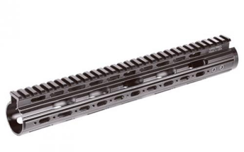 Leapers, Inc. - UTG Rail System, 13, Rifle Length, Super Slim Free Floating Handguard, Black Finish MTU006SS